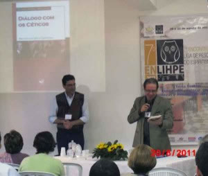 Jeferson Betarello e J&aacute;der Sampaio durante o 7&ordm; ENLIHPE / Foto - Fernanda Veiga